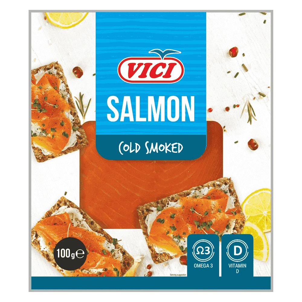 SALMO SALAR ΚΑΠΝΙΣΤΟΣ ΣΟΛΟΜΟΣ ΑΤΛΑΝΤΙΚΟΥ ΦΙΛΕΤΟ 100g ΚΑΤΕΨΥΓΜΕΝΟΣ