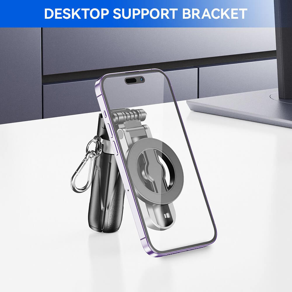 Selfie Stick Bluetooth Τρίποδο Μαγνητικό Πολυλειτουργικό 4-in-1 XO SS22 - Image 5