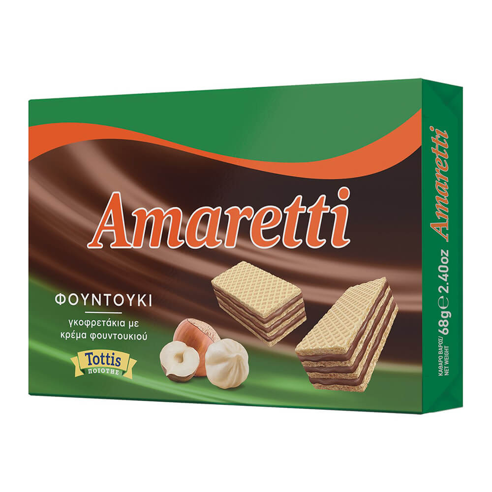 AMARETTI ΓΚΟΦΡΕΤΑΚΙΑ ΜΕ ΓΕΜΙΣΗ ΚΡΕΜΑ ΦΟΥΝΤΟΥΚΙΟΥ 68g