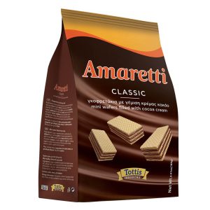AMARETTI CLASSIC ΓΚΟΦΡΕΤΑΚΙΑ ΜΕ ΓΕΜΙΣΗ ΚΡΕΜΑΣ ΚΑΚΑΟ 125g