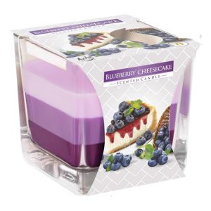 BISPOL ΑΡΩΜΑΤΙΚΟ ΚΕΡΙ ΓΥΑΛΙΝΟ ΒΑΖΑΚΙ 170g BLUEBERRY CHEESECAKE