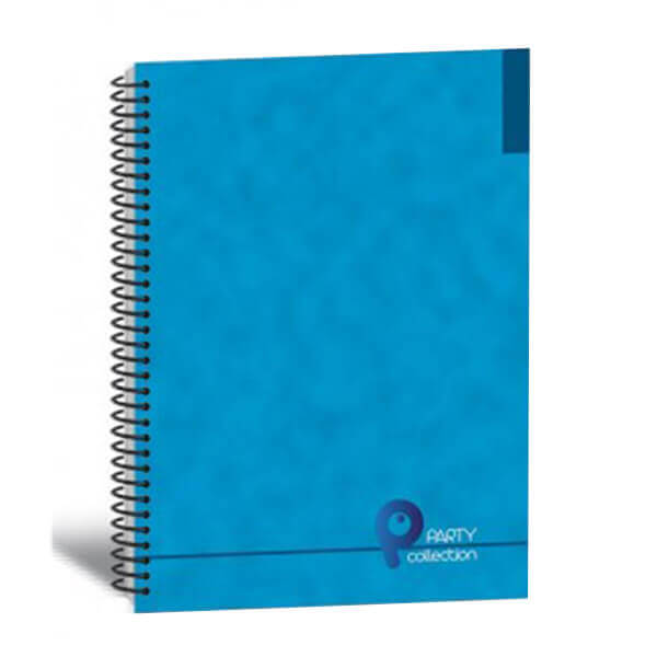 ΤΕΤΡΑΔΙΟ ΣΠΙΡΑΛ PARTY ΠΟΙΚΙΛΙΑ 17X25 3Θ. (τυχαίο χρώμα σχέδιο) (T0126) - Image 4