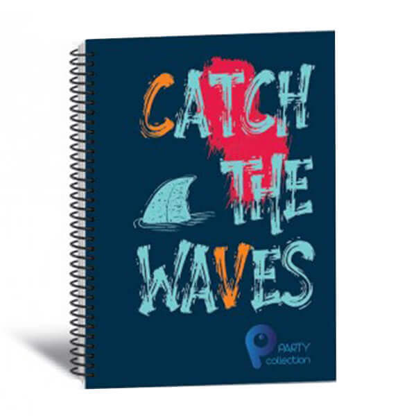 ΤΕΤΡΑΔΙΟ ΣΠΙΡΑΛ PARTY ΠΟΙΚΙΛΙΑ 17X25 3Θ. (τυχαίο χρώμα σχέδιο) (T0126) - Image 5