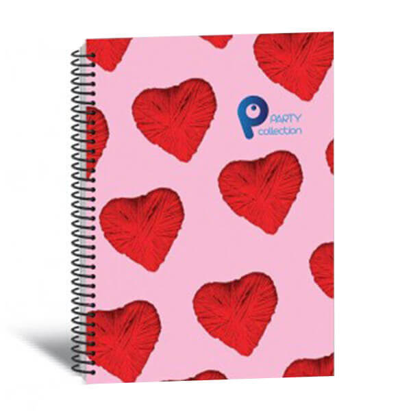 ΤΕΤΡΑΔΙΟ ΣΠΙΡΑΛ PARTY ΠΟΙΚΙΛΙΑ 17X25 3Θ. (τυχαίο χρώμα σχέδιο) (T0126) - Image 8