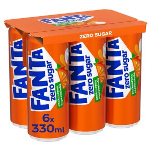 FANTA ZERO SUGAR ΠΟΡΤΟΚΑΛΑΔΑ ΣΕ KOYTI ΣΕΤ 6x330ml