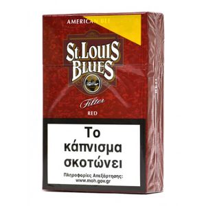 ST. LOUIS BLUES FILTER CIGARILLOS 17's RED
