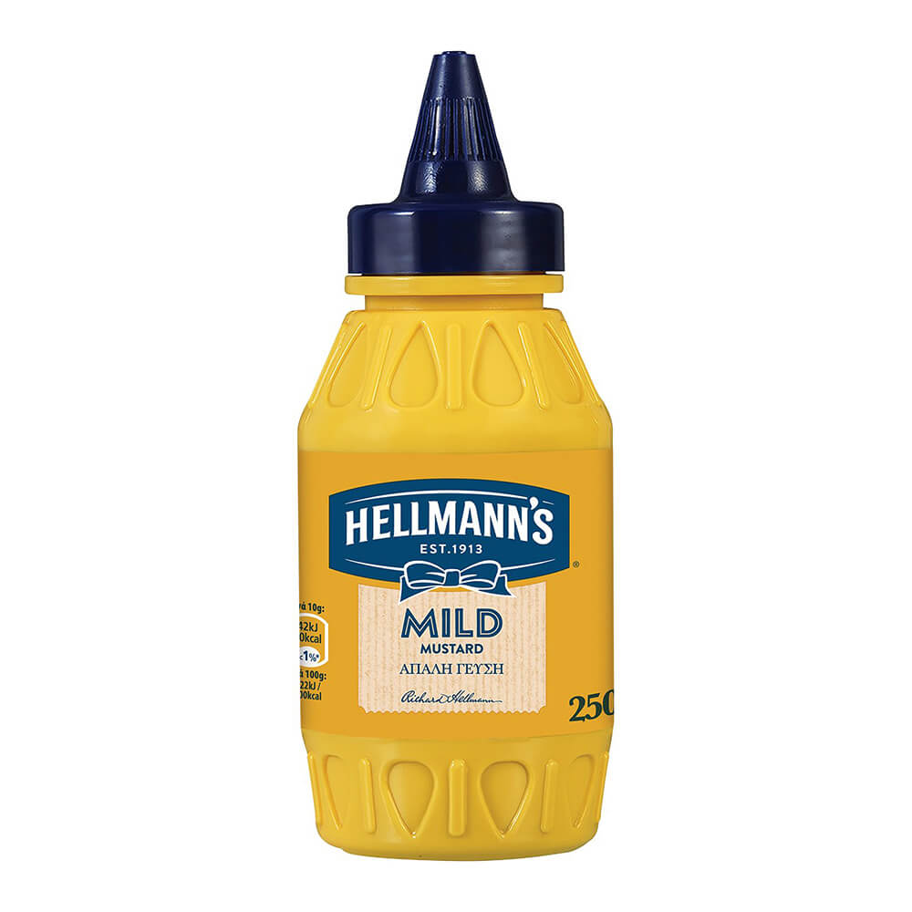 HELLMANN'S MILD ΜΟΥΣΤΑΡΔΑ ΑΠΑΛΗ 250g