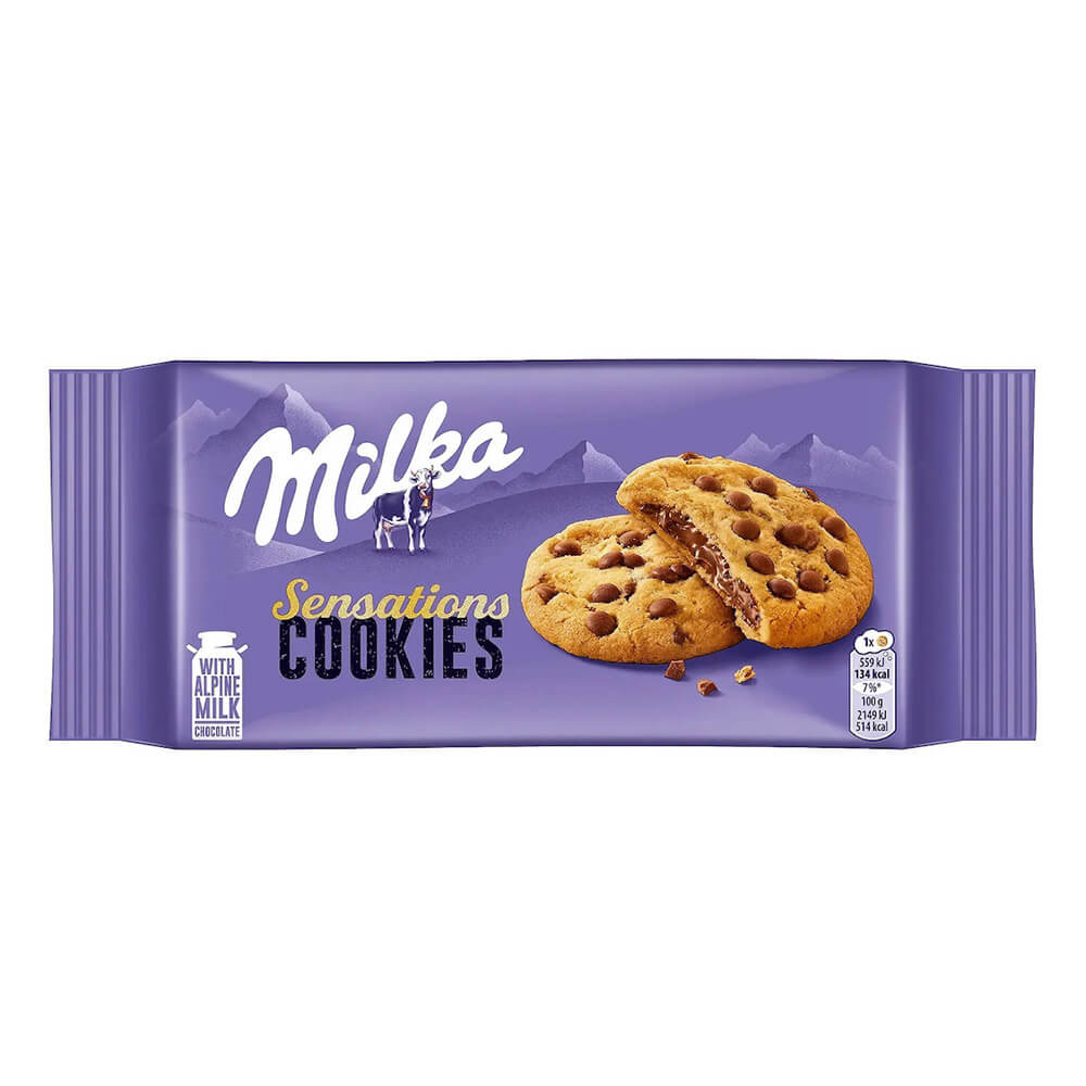 MILKA ΜΠΙΣΚΟΤΑ SOFT COOKIES SENSATION ΜΕ ΣΟΚΟΛΑΤΑ 156g