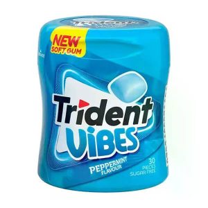 TRIDENT VIBES BTL PEPPERMINT ΤΣΙΧΛΕΣ ΜΕΝΤΑΣ 70g (1+1 ΔΩΡΟ) (τιμή τεμαχίου)