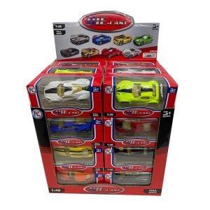 ΑΥΤΟΚΙΝΗΤΑΚΙΑ PULL BACK 1:43 9εκ. DISPLAY BOX HY223 (τεμάχιο) 3+