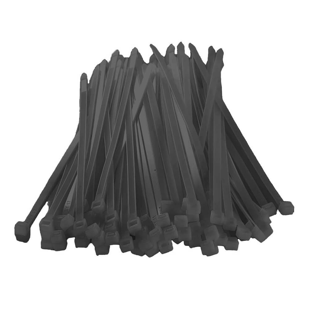 ΔΕΜΑΤΙΚΑ ΚΑΛΩΔΙΩΝ 25εκ. Χ 3.6mm 100τεμ. ΝΑΙΛΟΝ ΜΑΥΡΑ - Image 2