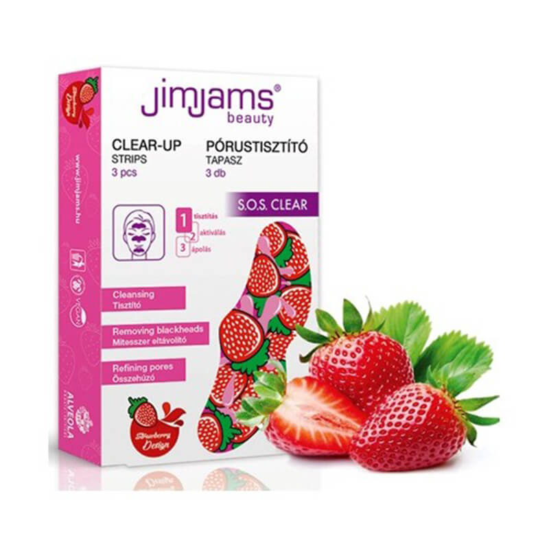 JIMJAMS ΤΑΙΝΙΕΣ ΠΡΟΣΩΠΟΥ ΓΙΑ ΜΑΥΡΑ ΣΤΙΓΜΑΤΑ ΜΕ ΦΡΑΟΥΛΑ 3τεμ. 3018