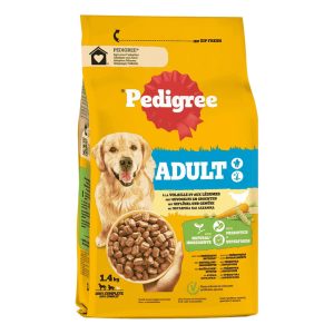 PEDIGREE ADULT ΞΗΡΗ ΤΡΟΦΗ ΣΚΥΛΟΥ 1.4kg ΠΟΥΛΕΡΙΚΑ & ΛΑΧΑΝΙΚΑ