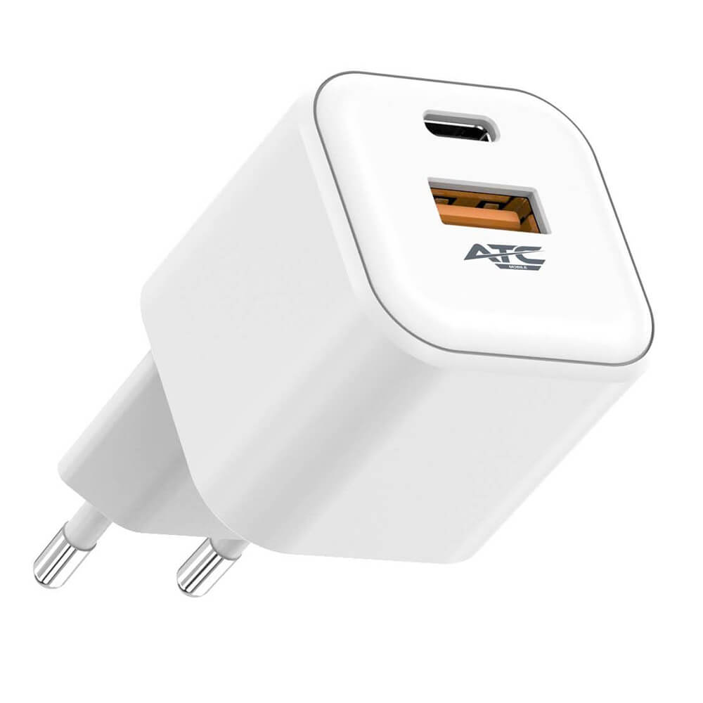 ΦΟΡΤΙΣΤΗΣ 20W EU FAST CHARGER PD TYPE C USB ΛΕΥΚΟ ATC-CHF15 - Image 2