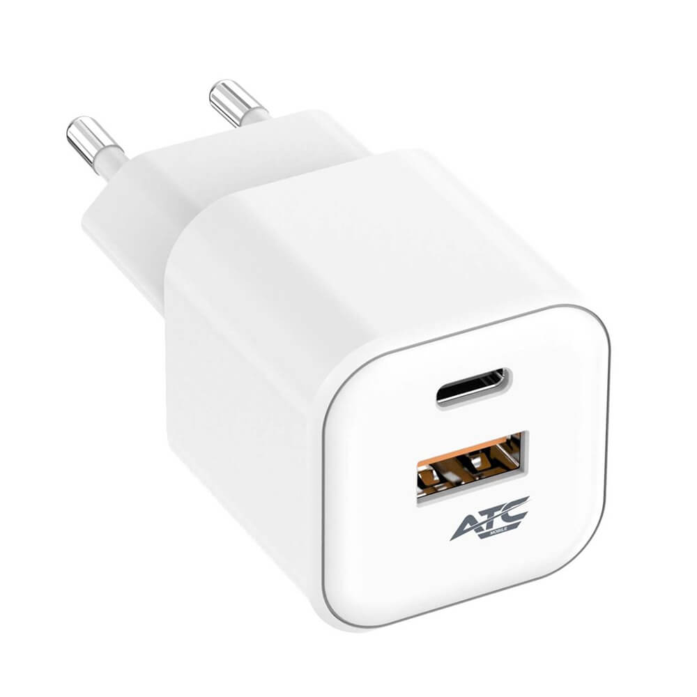 ΦΟΡΤΙΣΤΗΣ 20W EU FAST CHARGER PD TYPE C USB ΛΕΥΚΟ ATC-CHF15 - Image 3