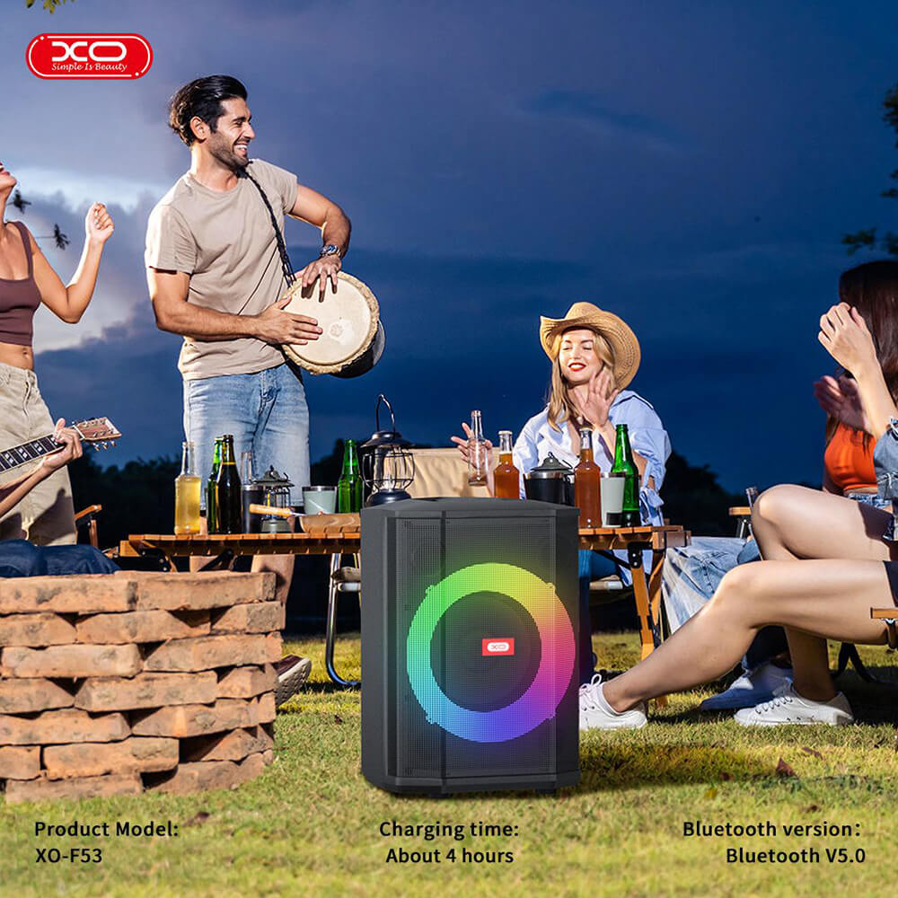 ΗΧΕΙΟ Bluetooth 8 ιντσών RGB Ηχείο Bluetooth 40W XO F53 Xingmu - Image 5