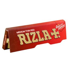 RIZLA ΧΑΡΤΑΚΙΑ ΣΤΡΙΦΤΟΥ ΤΣΙΓΑΡΟΥ 50 φύλλων MEDIUM THIN RED