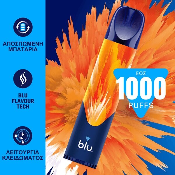 Blu Bar 1000 puffs 20mg Peach Ice one use - Image 2