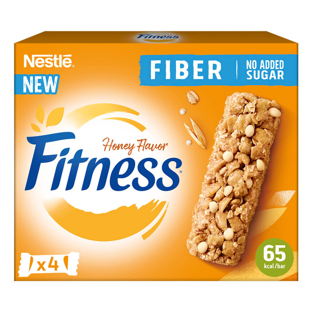 NESTLE FITNESS BAR 4x20g FIBER ΜΕ ΜΕΛΙ