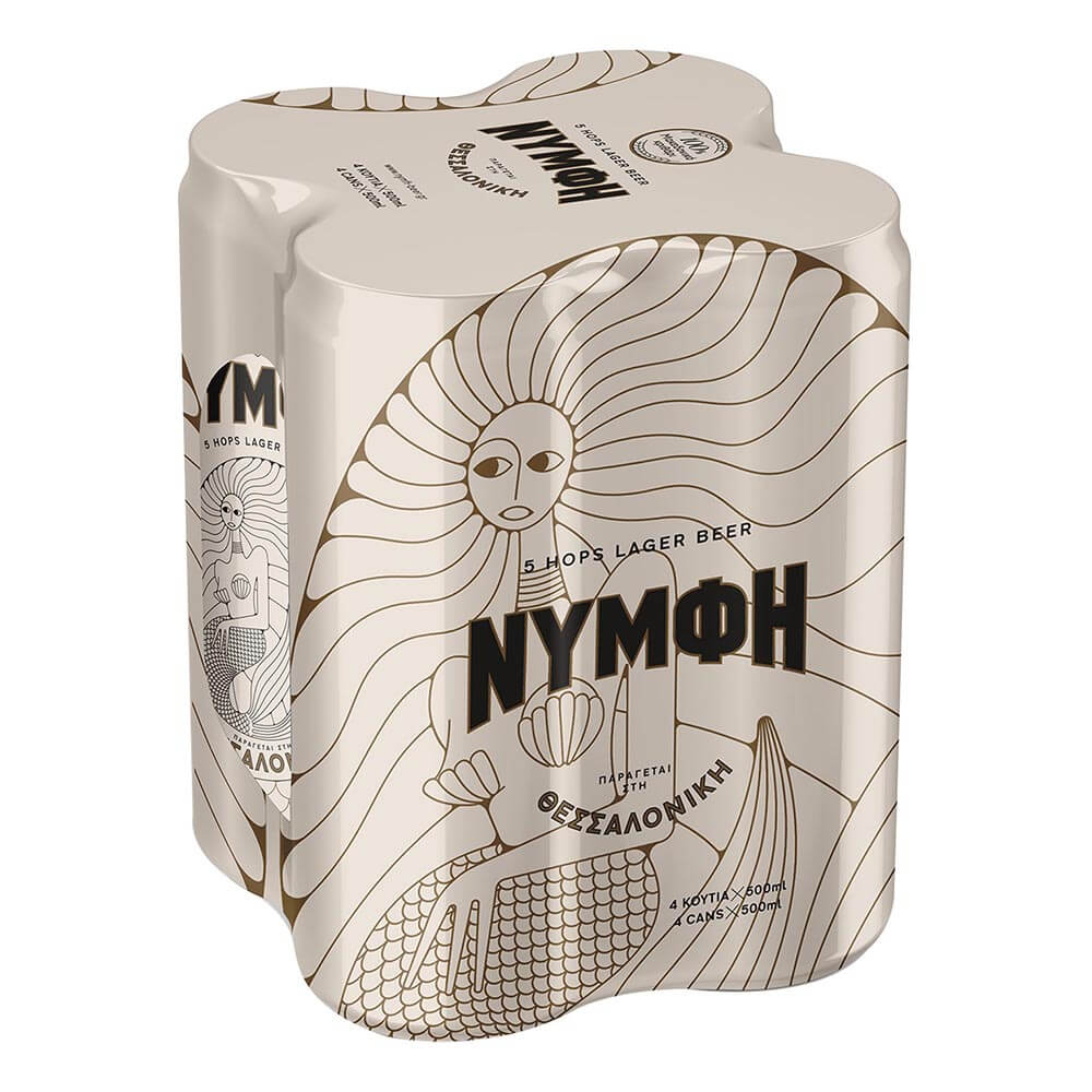 ΝΥΜΦΗ ΜΠΙΡΑ ΚΟΥΤΙ 4x500ml 5% vol.