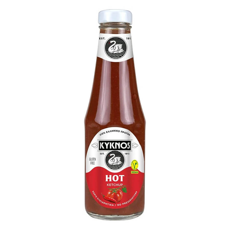 KYKNOS ΚΕΤΣΑΠ HOT ΦΙΑΛΗ 330g