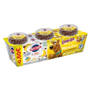 ΚΡΙ ΚΡΙ KIDS ΕΠΙΔΟΡΠΙΟ ΓΙΑΟΥΡΤΙΟΥ SCOOBY DOO ΜΠΑΝΑΝΑ 3x150g