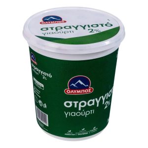ΟΛΥΜΠΟΣ ΓΙΑΟΥΡΤΙ ΣΤΡΑΓΓΙΣΤΟ 1kg ΕΛΑΦΡΥ 2%