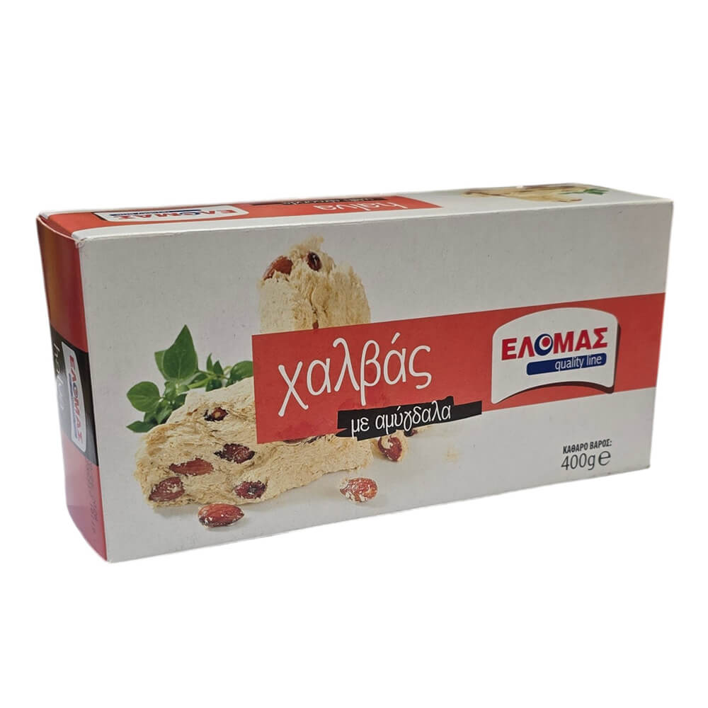 ΕΛΟΜΑΣ ΧΑΛΒΑΣ ΜΕ ΑΜΥΓΔΑΛΑ 400g