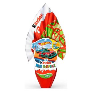 KINDER ΕΚΠΛΗΞΗ ΣΟΚΟΛΑΤΕΝΙΟ ΑΥΓΟ MAXI HOT WHEELS 150gr