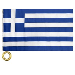 ΣΗΜΑΙΑ ΕΛΛΗΝΙΚΗ ΣΥΝΘΕΤΙΚΟ ΥΦΑΣΜΑ ΓΙΑ ΚΟΝΤΑΡΙ 90x150εκ. No.9611