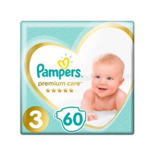 PAMPERS PREMIUM CARE No.3 (6-10kg) 60τεμ.