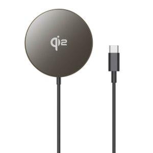 ΑΣΥΡΜΑΤΟΣ ΦΟΡΤΙΣΤΗΣ ΜΑΓΝΗΤΙΚΟΣ 15W ΜΑΥΡΟΣ XO CX029 QI2