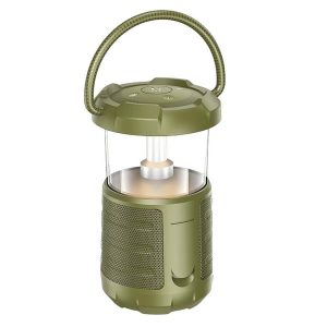 ΗΧΕΙΟ Outdoor Bluetooth Speaker Camping Light Με Διπλά Ηχεία XO-F49 Green