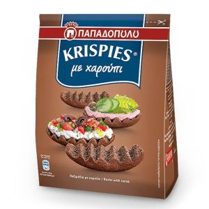ΠΑΠΑΔΟΠΟΥΛΟΥ KRISPIES ΠΑΞΙΜΑΔΙΑ ΜΕ ΧΑΡΟΥΠΙ 200g