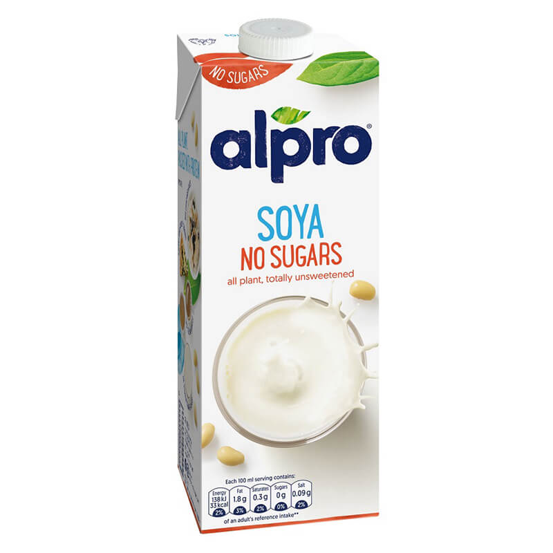ALPRO ΡΟΦΗΜΑ ΣΟΓΙΑΣ ΧΩΡΙΣ ΖΑΧΑΡΗ 1Lt - Image 2