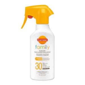 CARROTEN FAMILY SUNCARE FACE & BODY MILK SPRAY TRIGGER SPF30 270ml