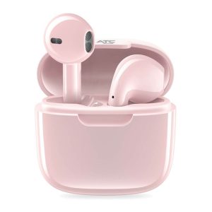 ΑΚΟΥΣΤΙΚΑ Bluetooth TWS ΡΟΖ ATC-25
