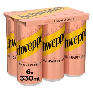 SCHWEPPES ΑΝΑΨΥΚΤΙΚΟ PINK GRAPEFRUIT SET 6x330ml
