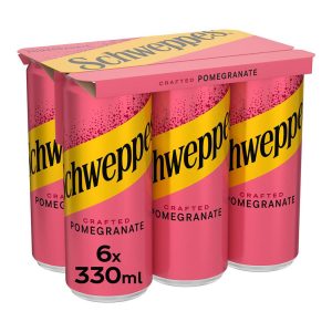 SCHWEPPES ΑΝΑΨΥΚΤΙΚΟ POMEGRANATE ΜΕ ΓΕΥΣΗ ΡΟΔΙ SET 6x330ml