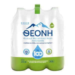 ΘΕΟΝΗ ΦΥΣΙΚΟ ΜΕΤΑΛΛΙΚΟ ΝΕΡΟ 6x1.5Lt