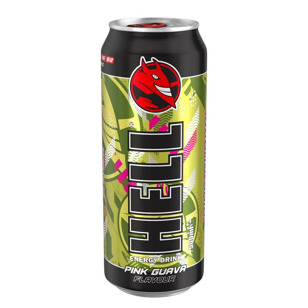 HELL ENERGY DRINK 500ml PINK GUAVA