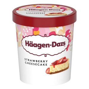 HAAGEN-DAZS ΟΙΚΟΓΕΝΕΙΑΚΟ ΠΑΓΩΤΟ 460ml STRAWBERRY CHEESECAKE