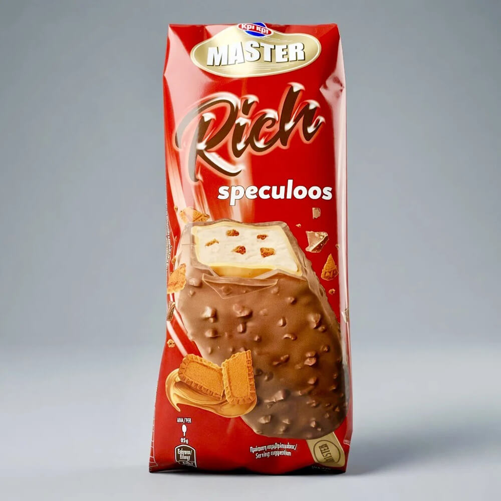 ΚΡΙ ΚΡΙ ΠΑΓΩΤΟ ΞΥΛΑΚΙ MASTER RICH SPECULOOS 85g - Image 2