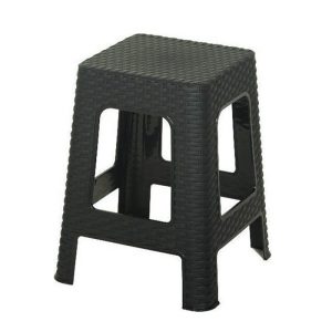 ΣΚΑΜΠΩ ΠΛΑΣΤΙΚΟ Rattan 36Χ36Χ45εκ. ΚΑΦΕ