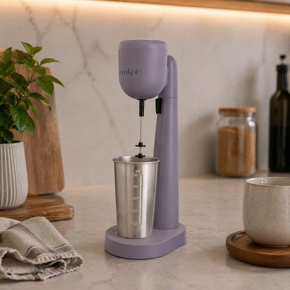 ΦΡΑΠΙΕΡΑ ΗΛΕΚΤΡΙΚΗ ANKOR 100W ΜΕ ΙΝΟΧ ΔΟΧΕΙΟ 500ml ΓΚΡΙ 854691 - Image 3