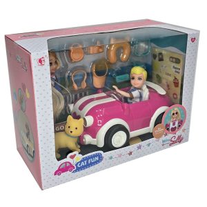 ΑΥΤΟΚΙΝΗΤΟ ΜΕ ΚΟΥΚΛΑ CAT FUN ΣΕ ΚΟΥΤΙ 25εκ. 91023-Α