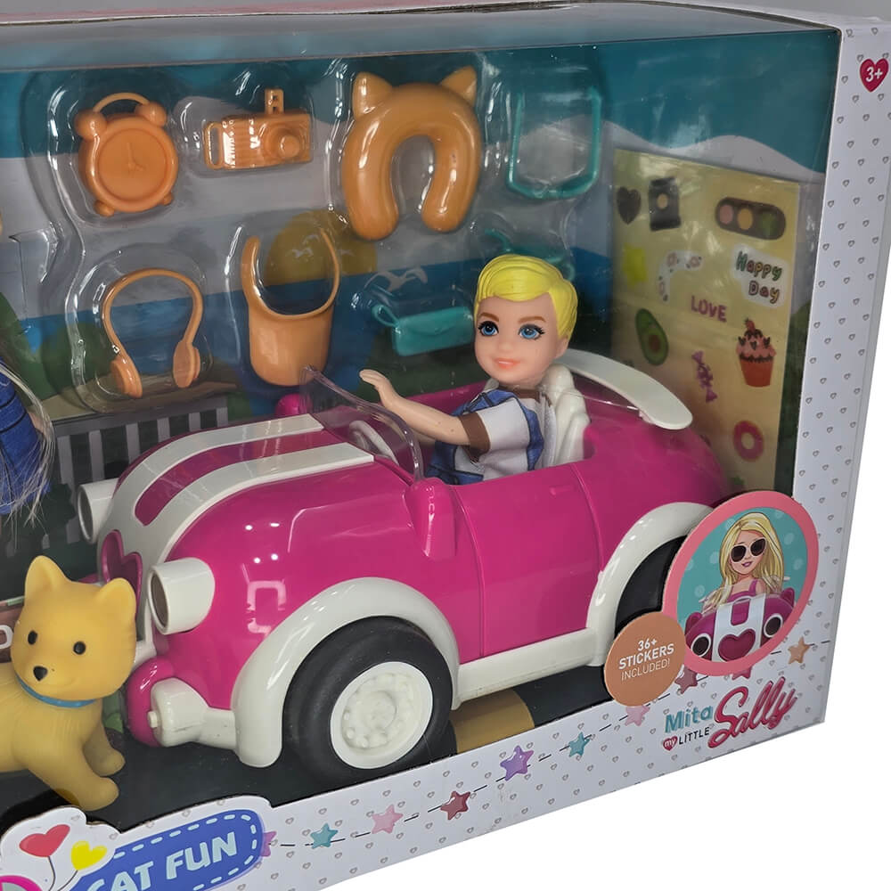 ΑΥΤΟΚΙΝΗΤΟ ΜΕ ΚΟΥΚΛΑ CAT FUN ΣΕ ΚΟΥΤΙ 25εκ. 91023-Α - Image 2