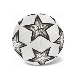 ΜΠΑΛΑ ΠΟΔΟΣΦΑΙΡΟΥ ΔΕΡΜΑTΙΝΗ S.5 TIGER SOCCER ΑΣΤΕΡΙ ΜΑΥΡΟ /864