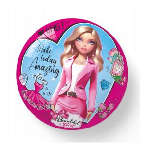 ΜΠΑΛΑ ΠΛΑΣΤΙΚΗ BEAUTIFUL GIRL LOVE FASHION 23εκ. /3269