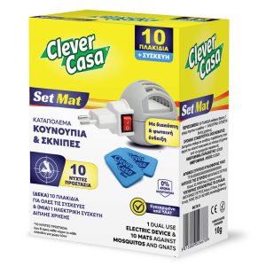 CLEVER CASA ΣΥΣΚΕΥΗ ΗΛΕΚΤΡΙΚΗ 2πλή ΜΕ ΕΝΤΟΜΟΑΠΩΘΗΤΙΚΟ ΥΓΡΟ